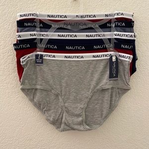 5-pack super soft hipster nautica intimates size M